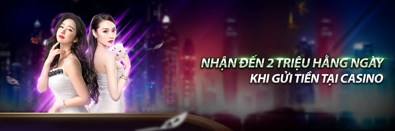 Banner ưu đãi hoàn trả hàng ngày tại 8qbet casino