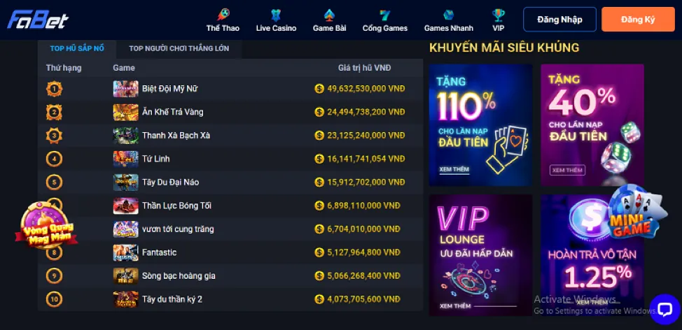 Đồ họa game bắn cá 8qbet Casino sống động